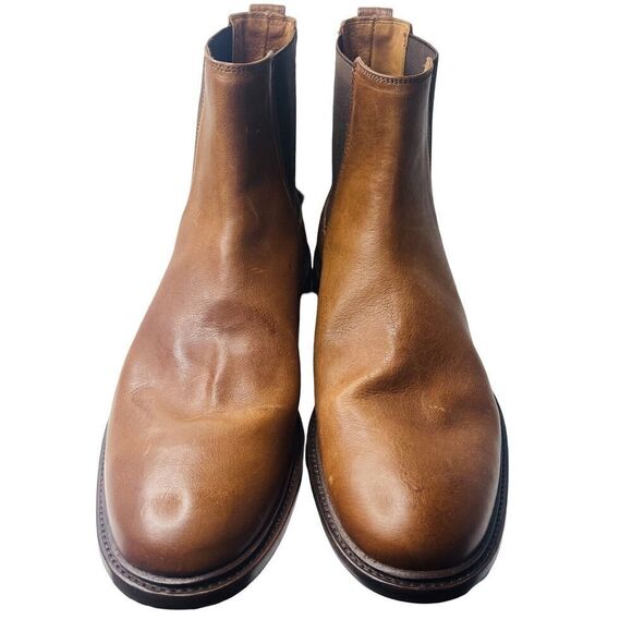 Frye Boots Mens Size 10 Chris Chelsea Brown Leather New In Box - Picture 3 of 8